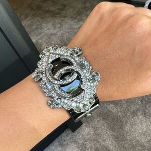 Chanel Cuff Bracelet & Necklace